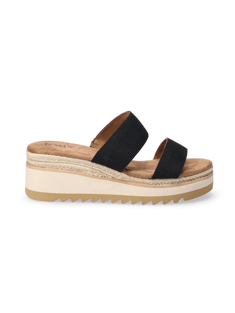 TOMS Lilo Platform Wedge Slip-On Women's Sandals - Picture 2 of 6